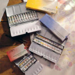 Winsor & Newton Professional Water Color 12 mezzo Godet in metallo