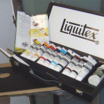 Colori Acrilici Liquitex - Cassetta in Legno
