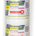 Gomma Siliconica RTV-530 - plasmabile per stampi  - gr. 500